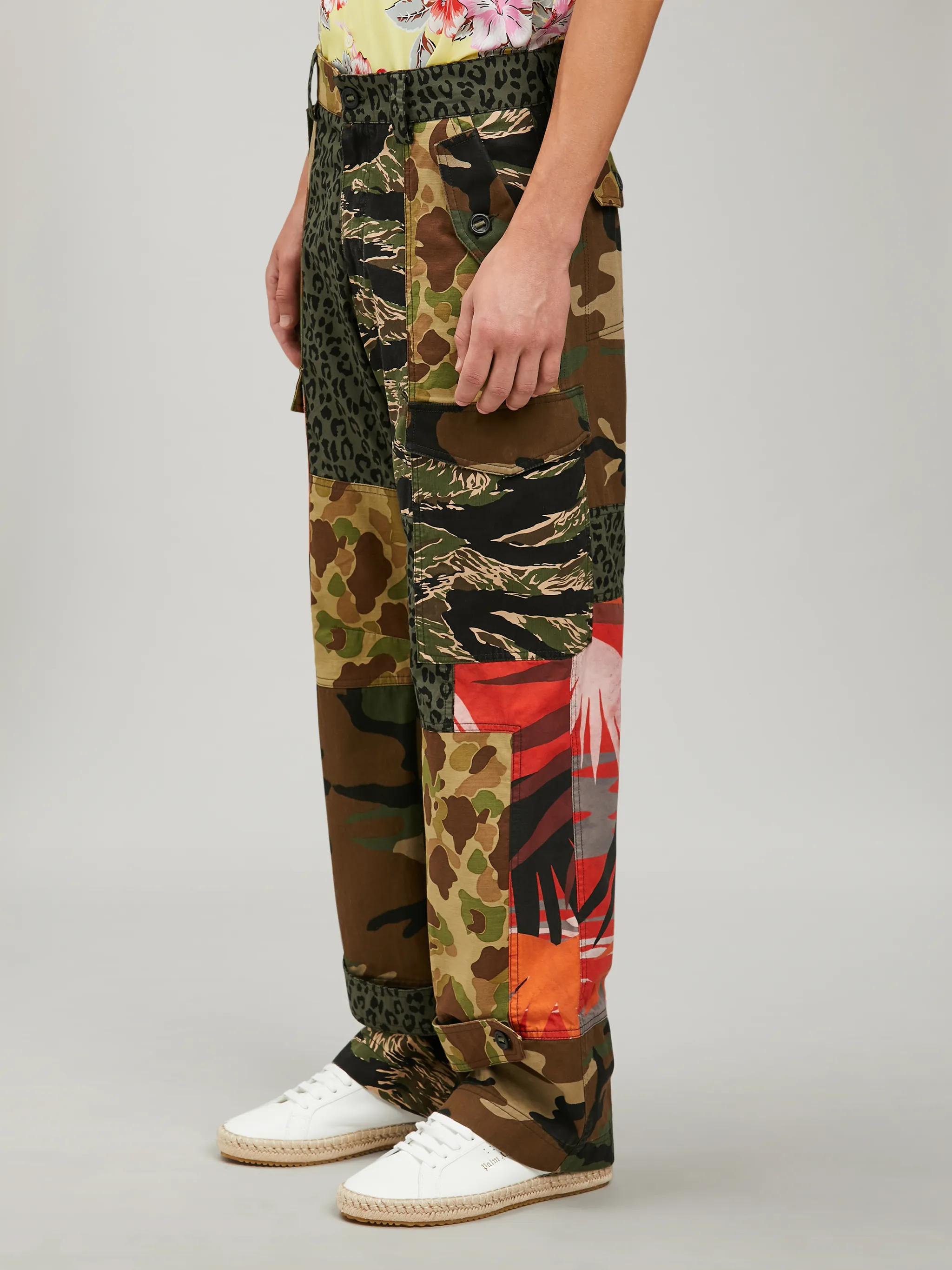 MIXED PXP FABRIC CARGO PANTS Palm Angels® Official