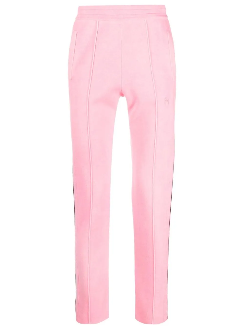 

Palm Angels logo-embroidered cashmere track pants - Pink