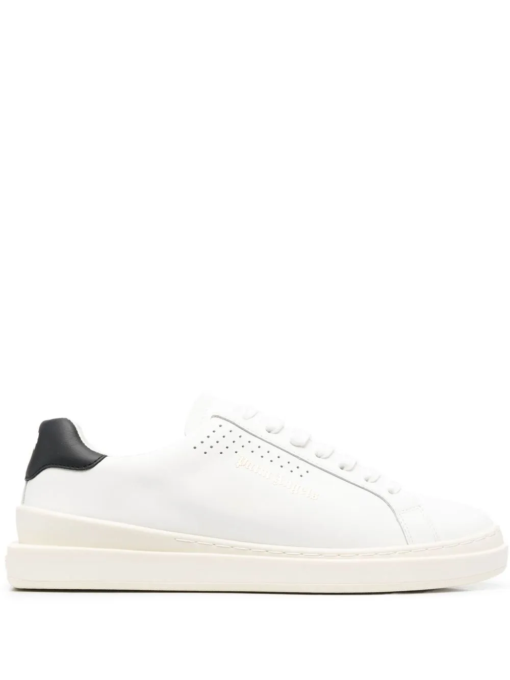 Palm Angels Tennis Logo Low-top Sneakers In Weiss