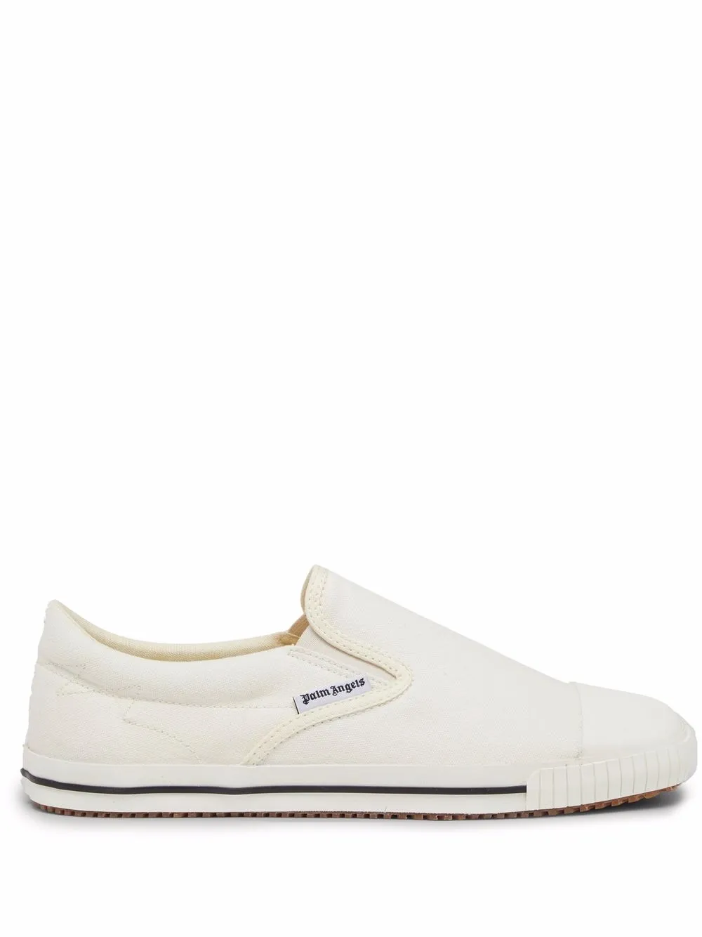 Square Vulcanized slip-on sneakers