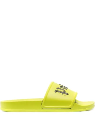 palm angels slides yellow
