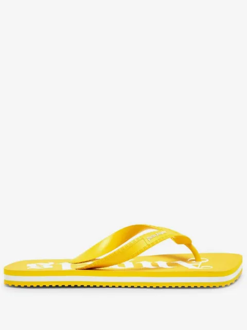 Palm Angels logo-print flip flops