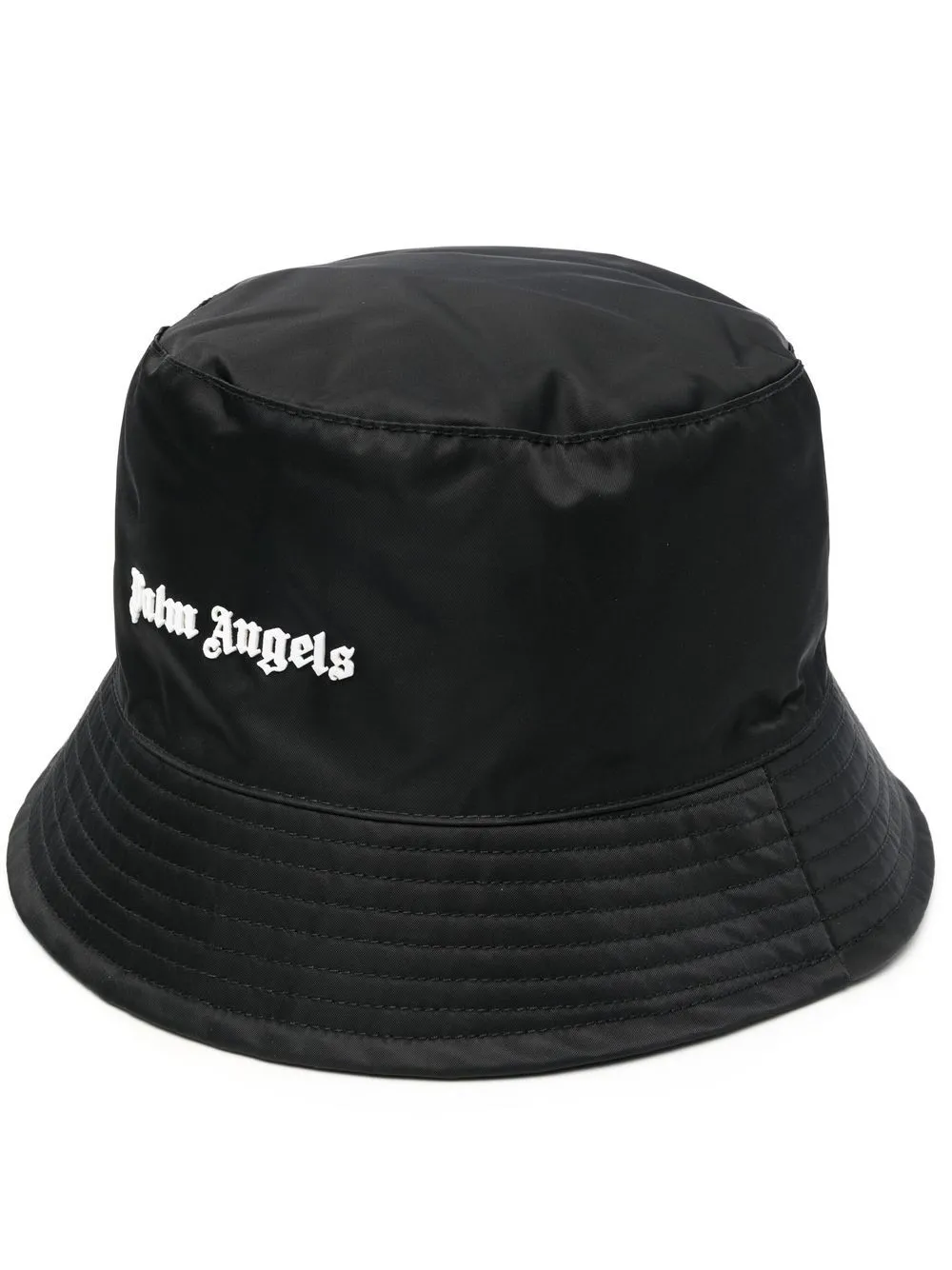 logo-print bucket hat