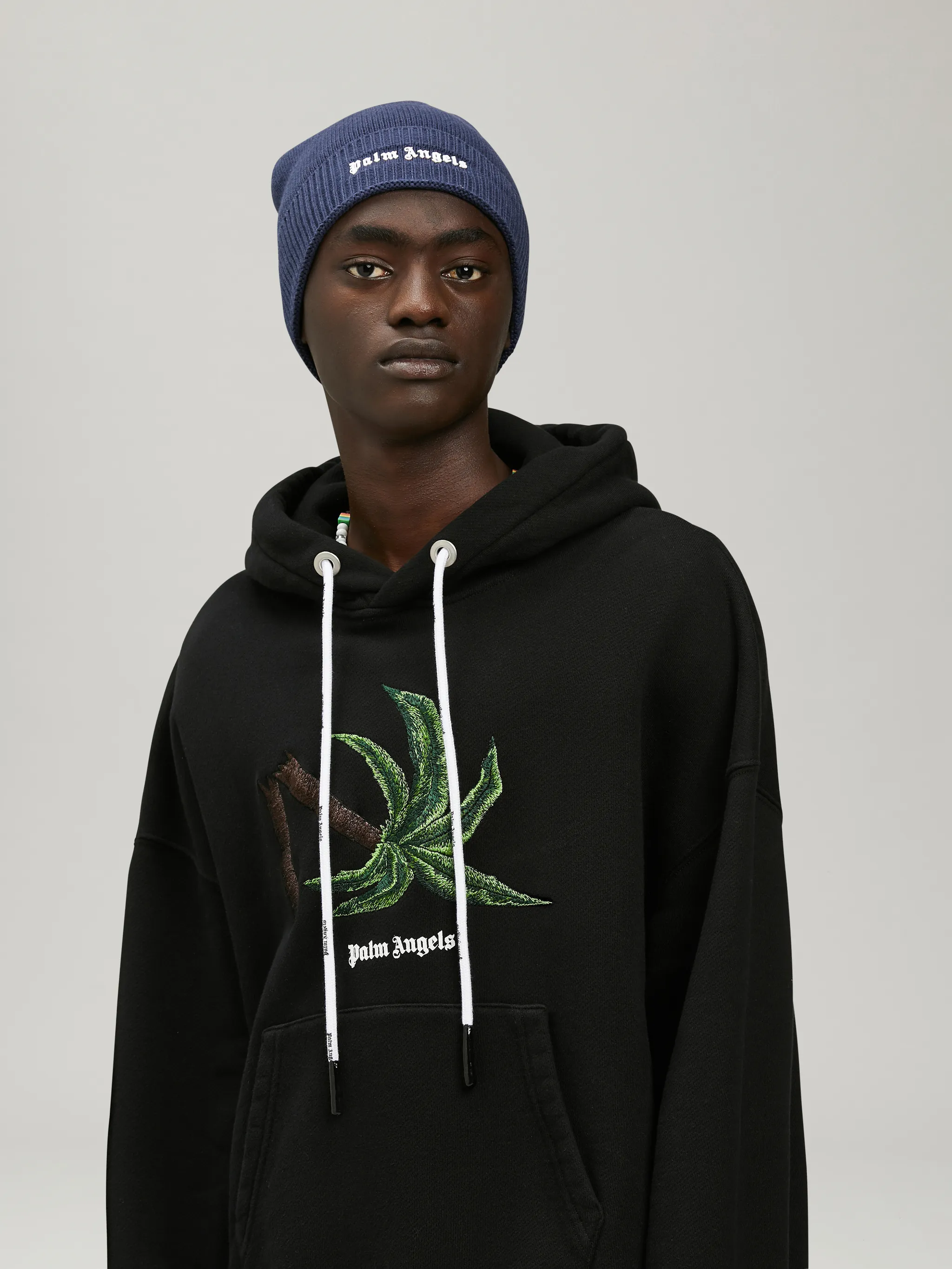 LOGO BEANIE - Palm Angels® Official