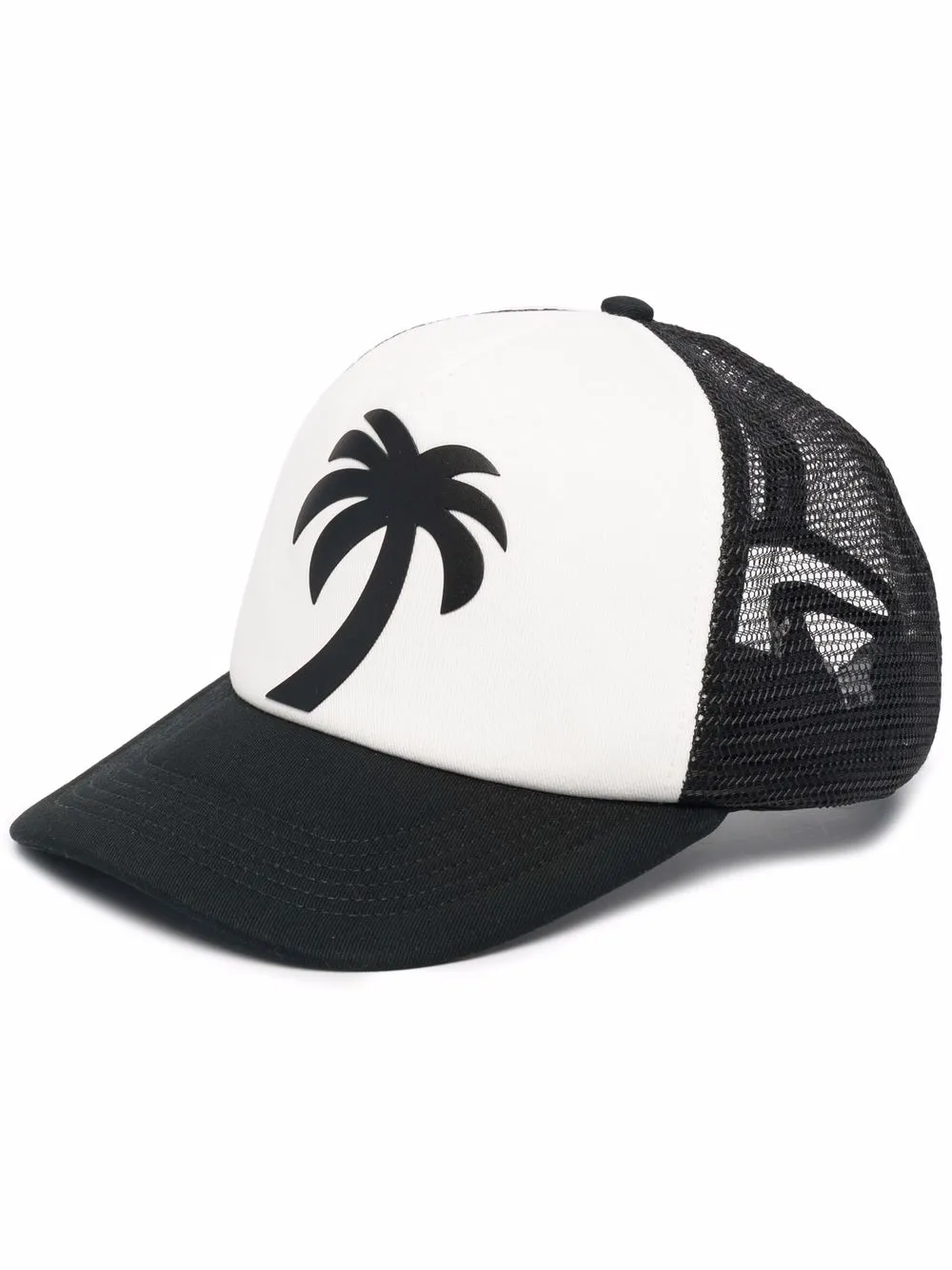 

Palm Angels logo-print baseball cap - Black