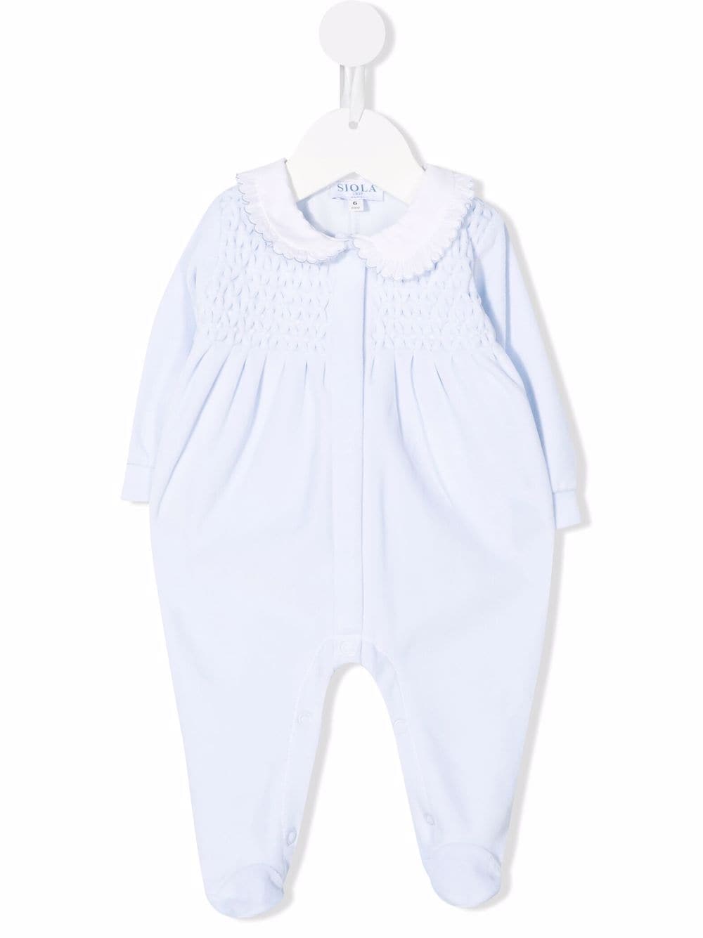 siola pyjama à détails texturés - bleu