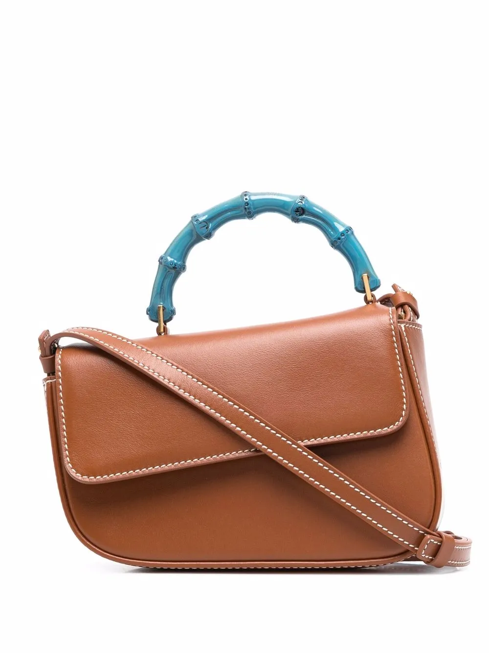 

Palm Angels Bamboo Crash top-handle bag - Brown