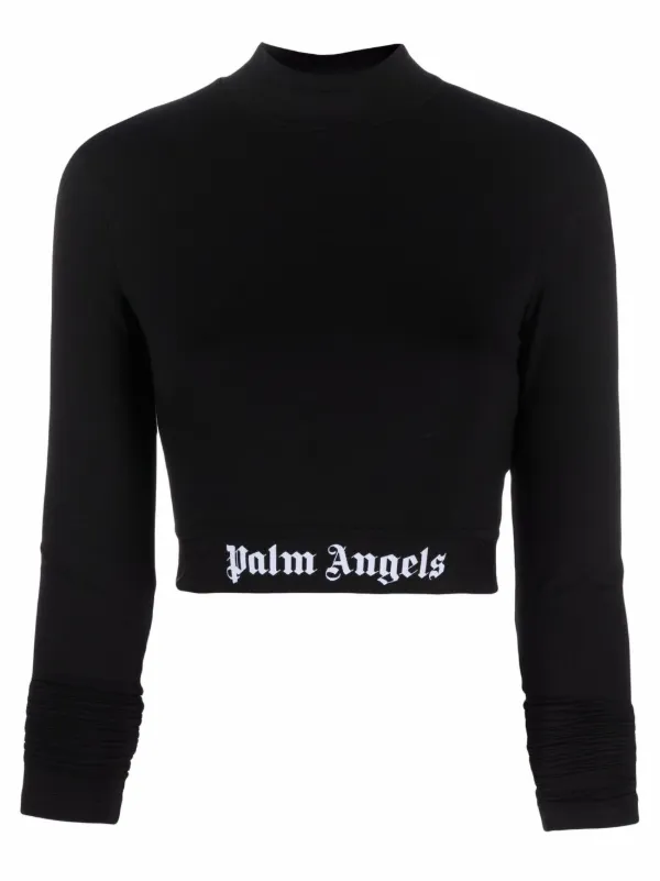 Palm Angels Mock Neck Training Top 