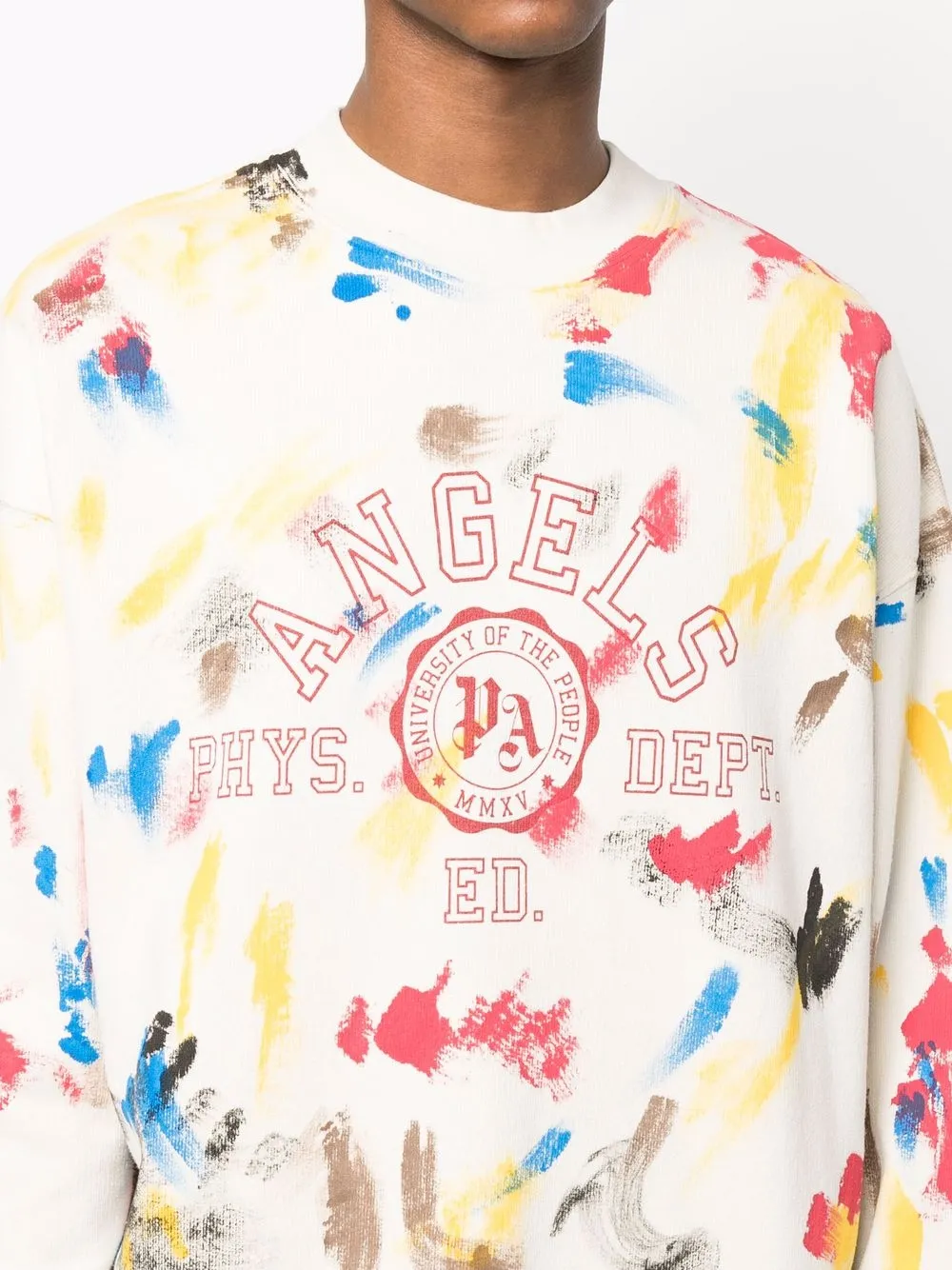 Peg Painted Twin Palms Sweatshirt