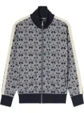 Palm Angels monogram-pattern track jacket - Blue