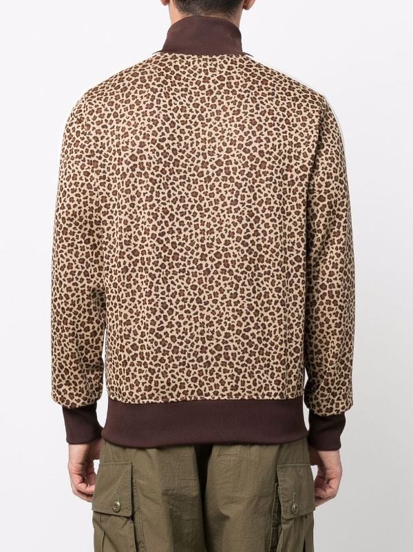 Palm Angels Leopard Jacquard Zipped Jacket - Farfetch