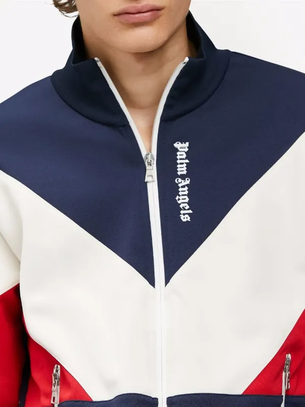 COLOR BLOCK LOGO TRACK JACKET