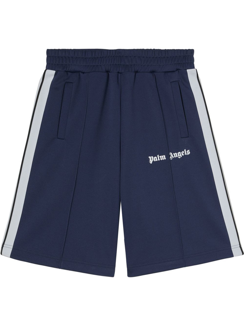 palm angels black track shorts