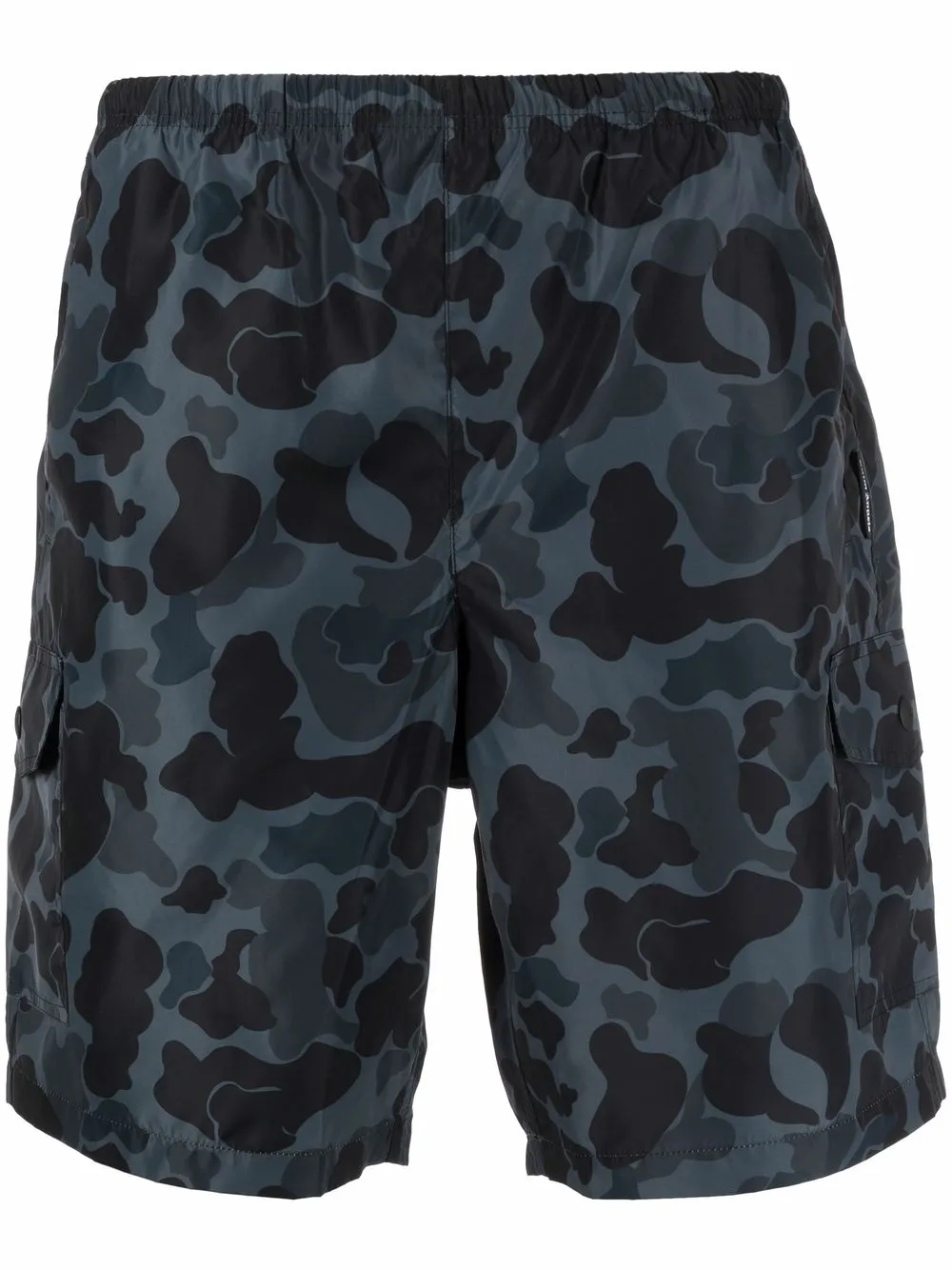 

Palm Angels shors de playa con estampado Night Camo - Negro