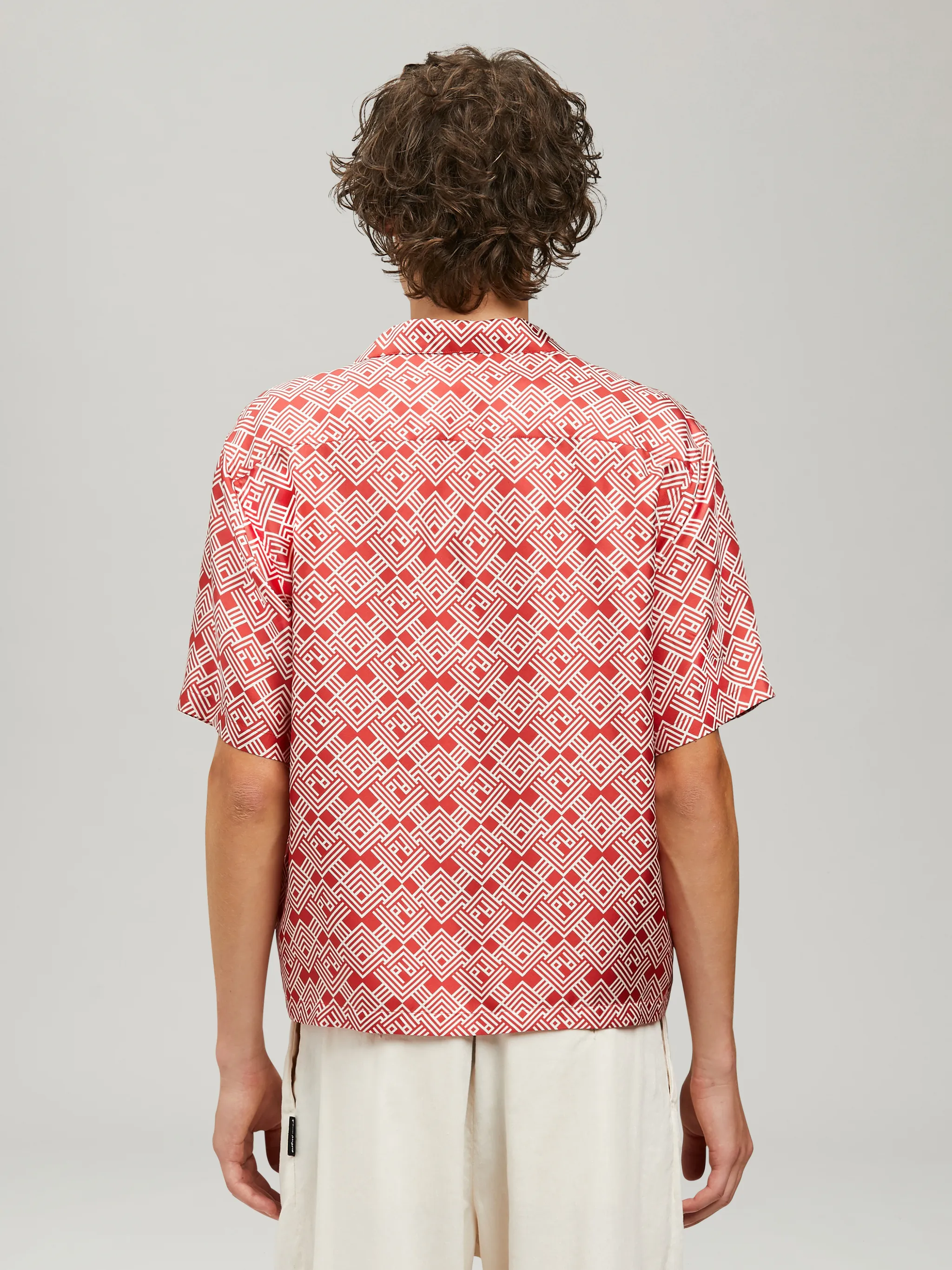 MONOGRAM BOWLING SHIRT - Palm Angels 