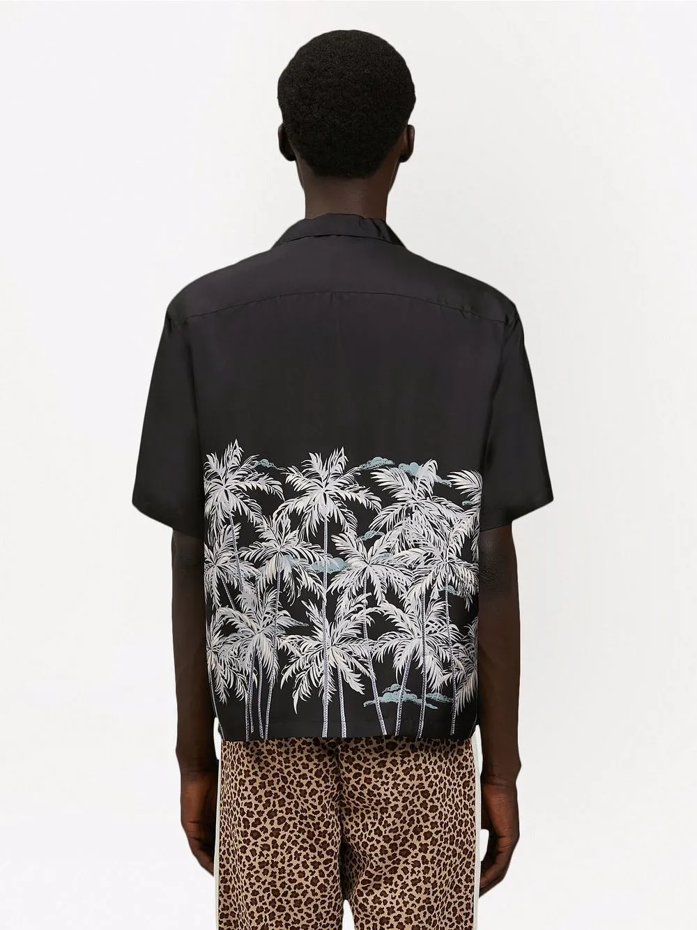 palm angels silk shirt