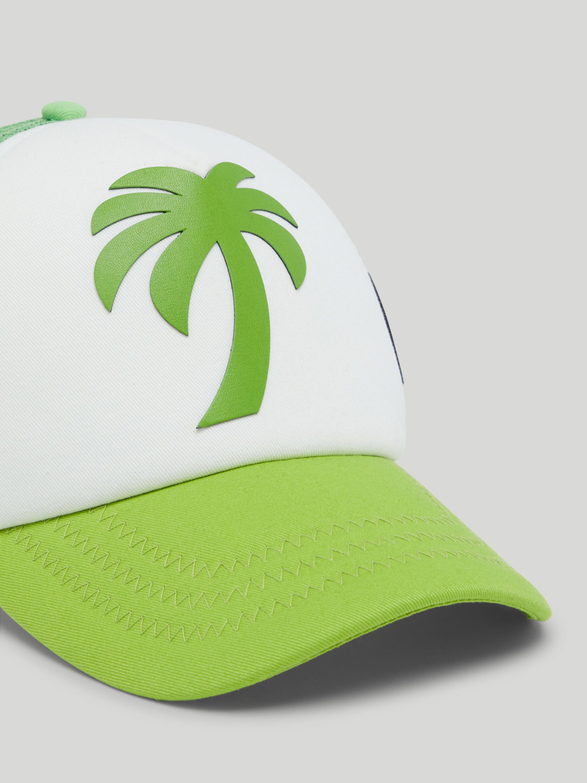 light green trucker hat