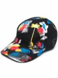 Palm Angels paint-effect Palm cap - Black