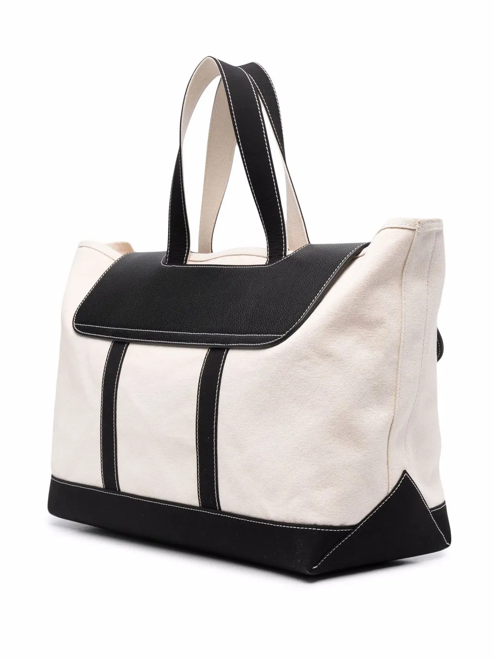 Palm Angels Shopper met logo 1010 BLACK