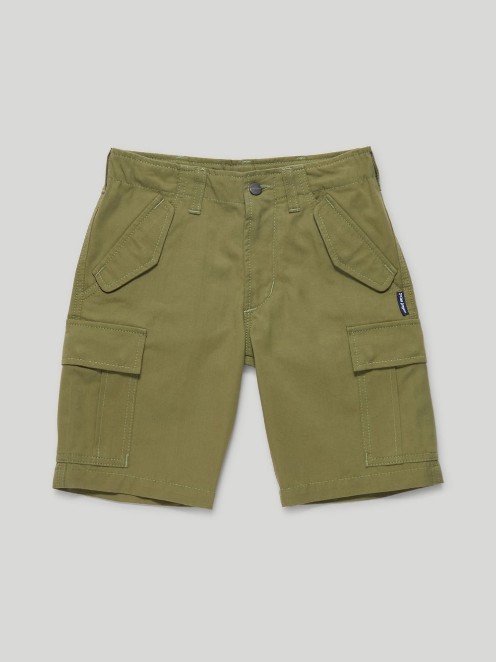 SHORT CARGO PANTS in green - Palm Angels® Official