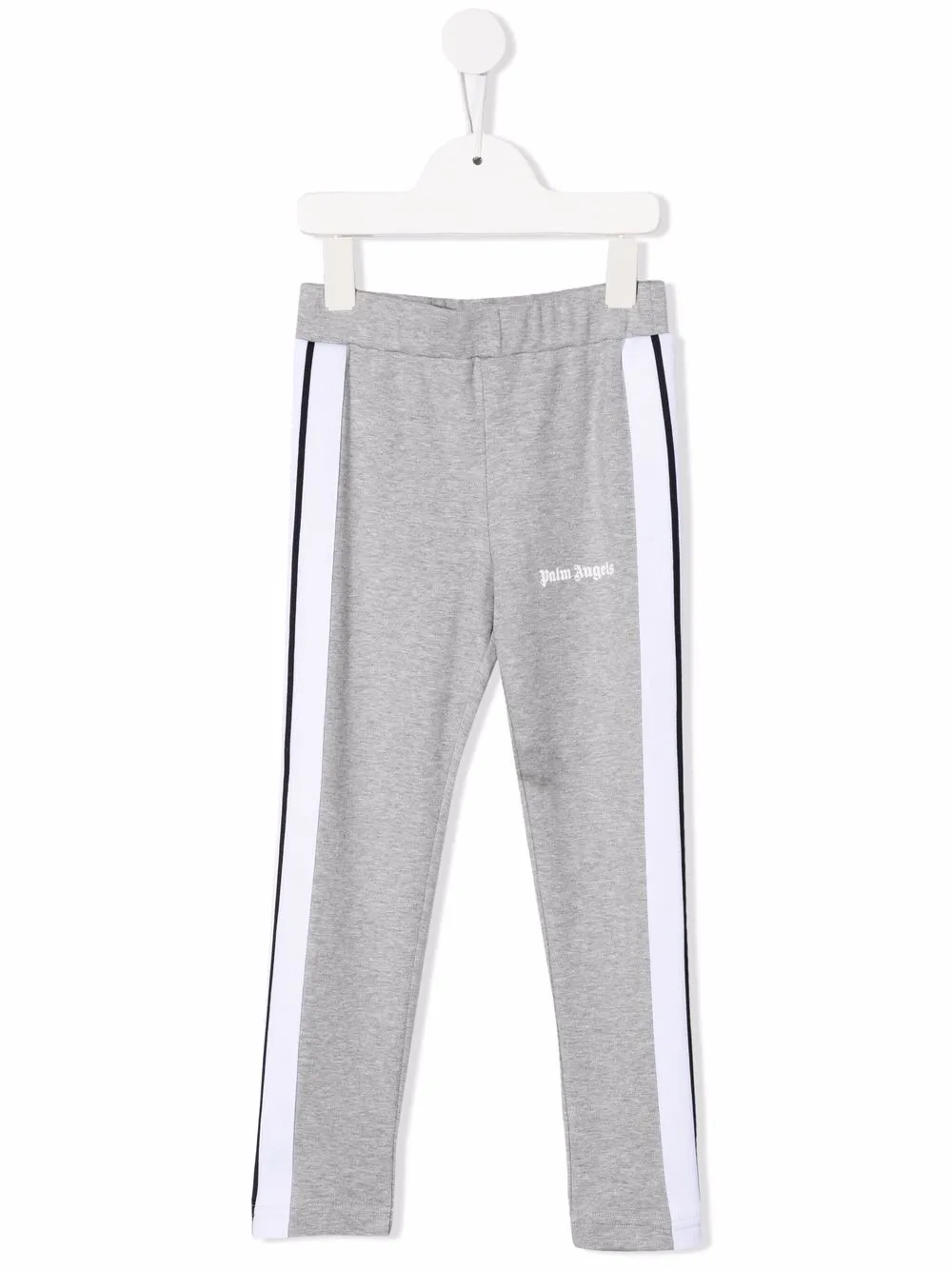 

Palm Angels Kids pants con franjas laterales - Gris