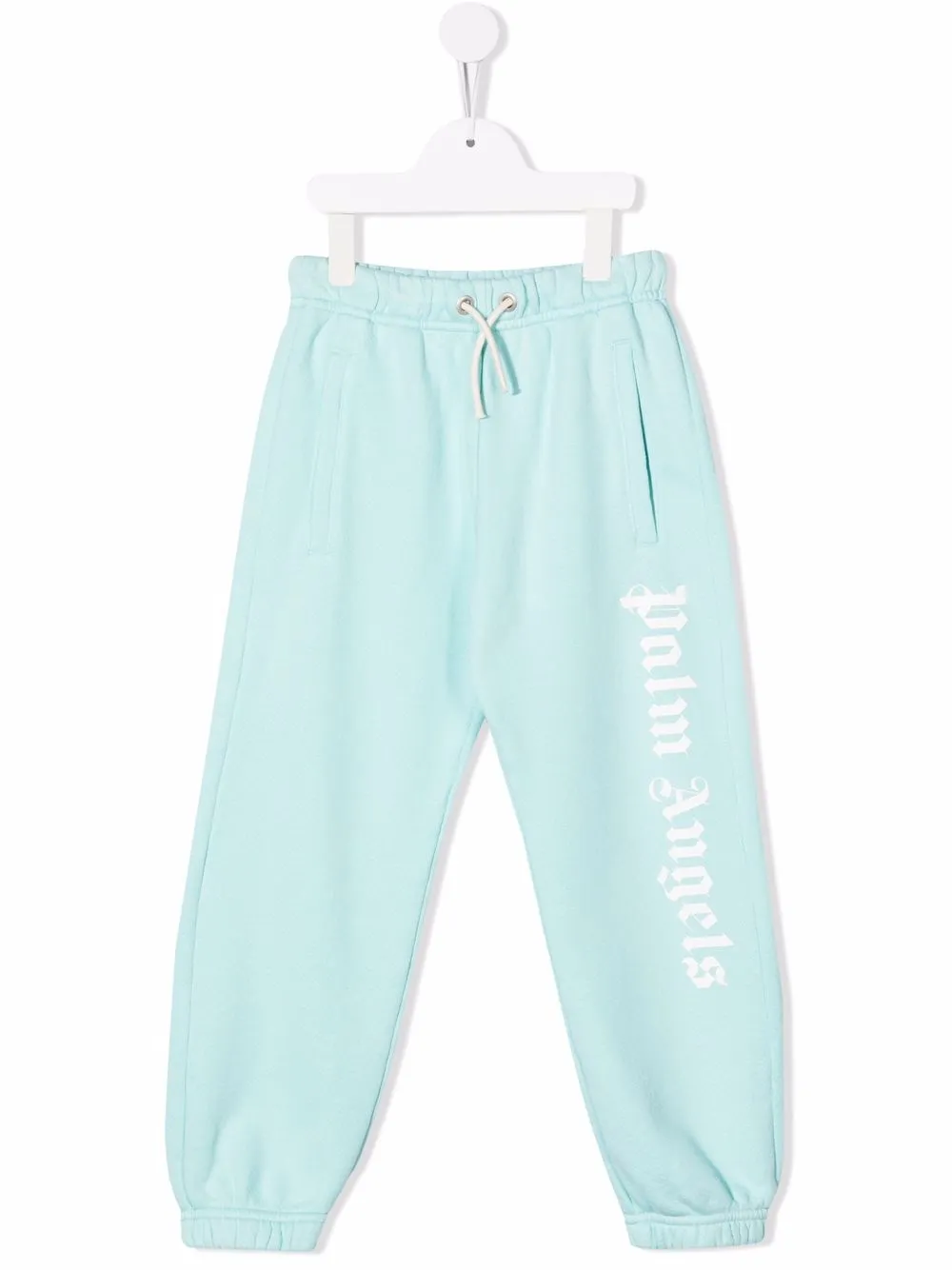 

Palm Angels Kids logo-print track pants - Blue