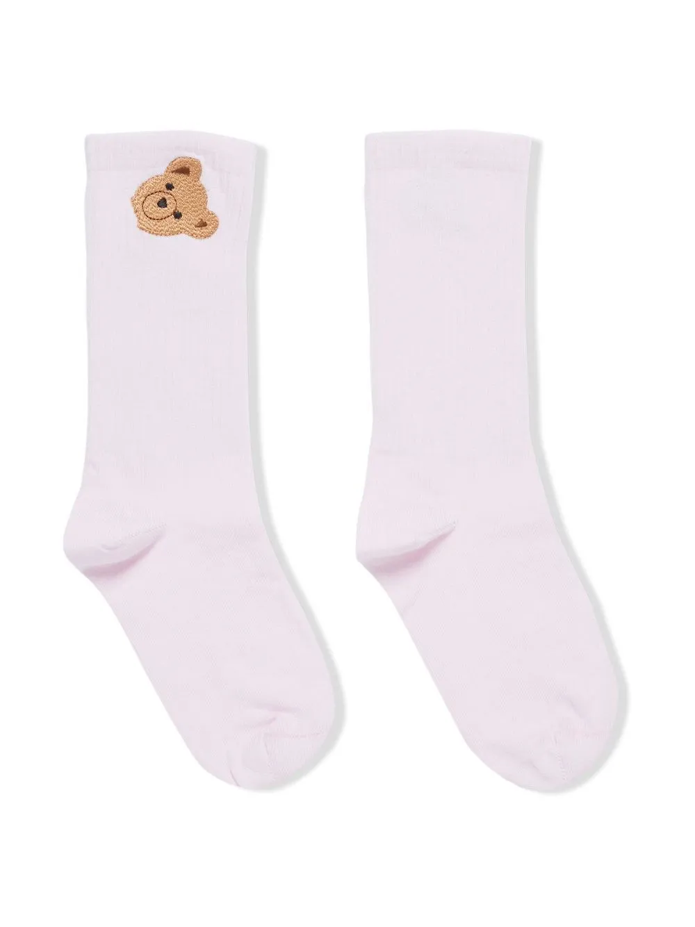 

Palm Angels Kids Bear applique socks - Pink