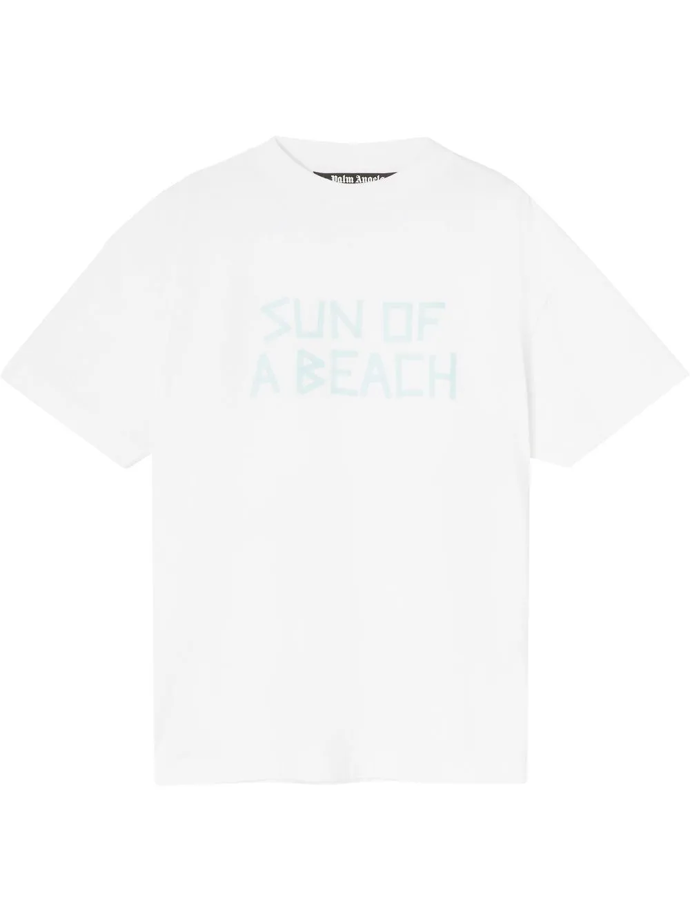 

Palm Angels slogan-print T-shirt - White