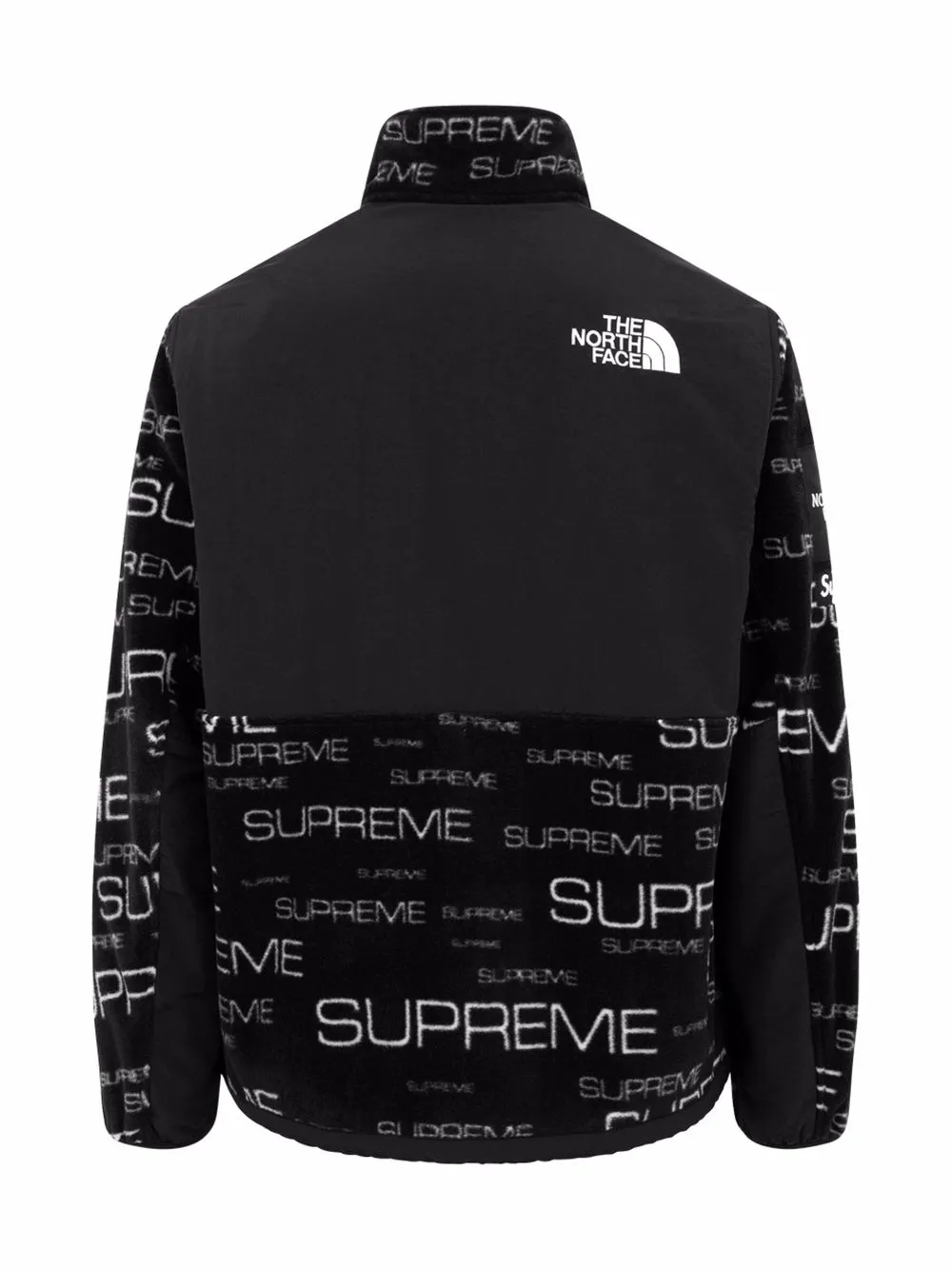 Supreme x The North Face fleece jack - Zwart