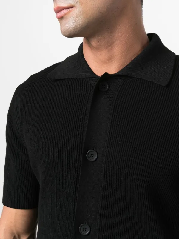 SANDRO Antone button-up Polo Shirt 