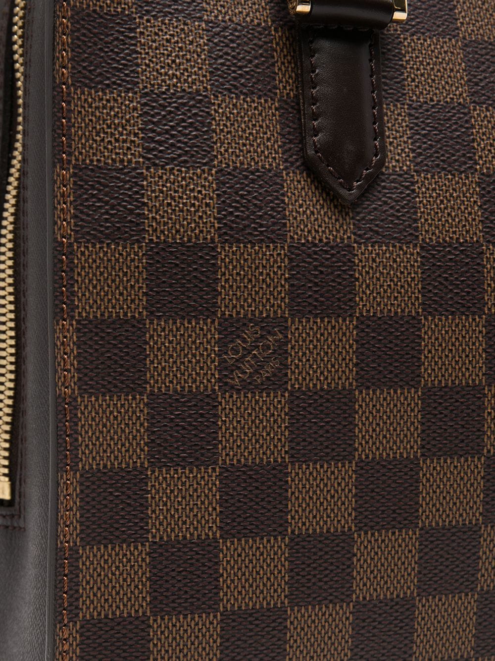 Louis Vuitton 2000s pre-owned Damier Ebène Triana Handbag - Farfetch