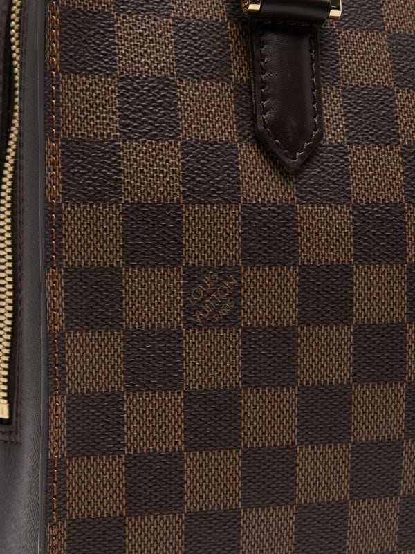 Louis Vuitton Triana Top Handle Handbag in Brown Damier Ebene, France 2000.