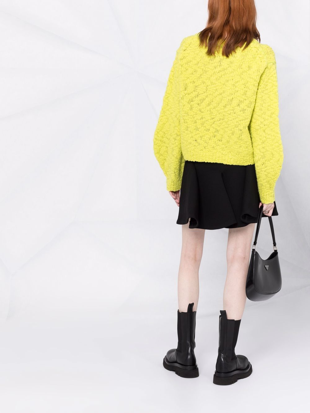 Bottega Veneta High waist mini-rok Zwart