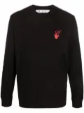 Off-White Arrow logo sweatshirt - Black