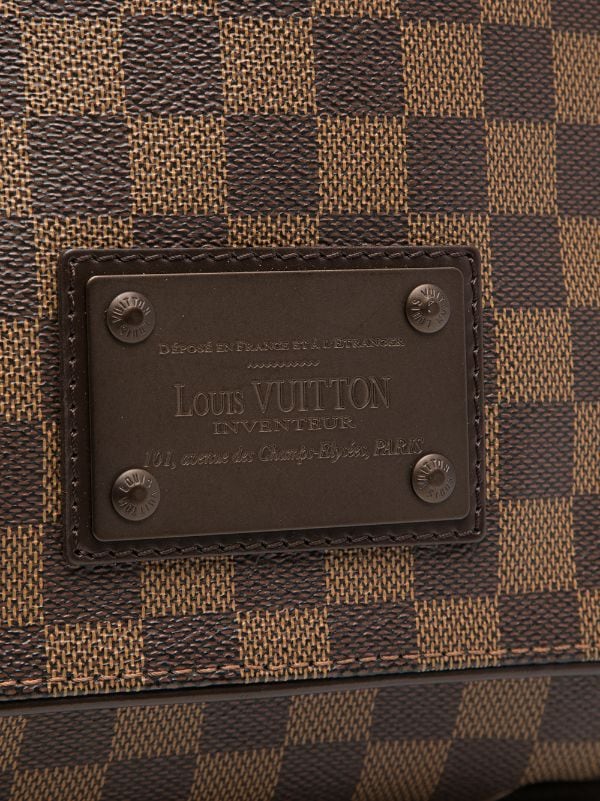 Pre-Owned Authentic Louis Vuitton Leather Name Tag (004