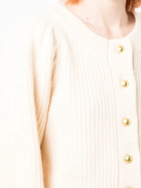 LoveShackFancy Robinson Cropped Cashmere Cardigan - Farfetch