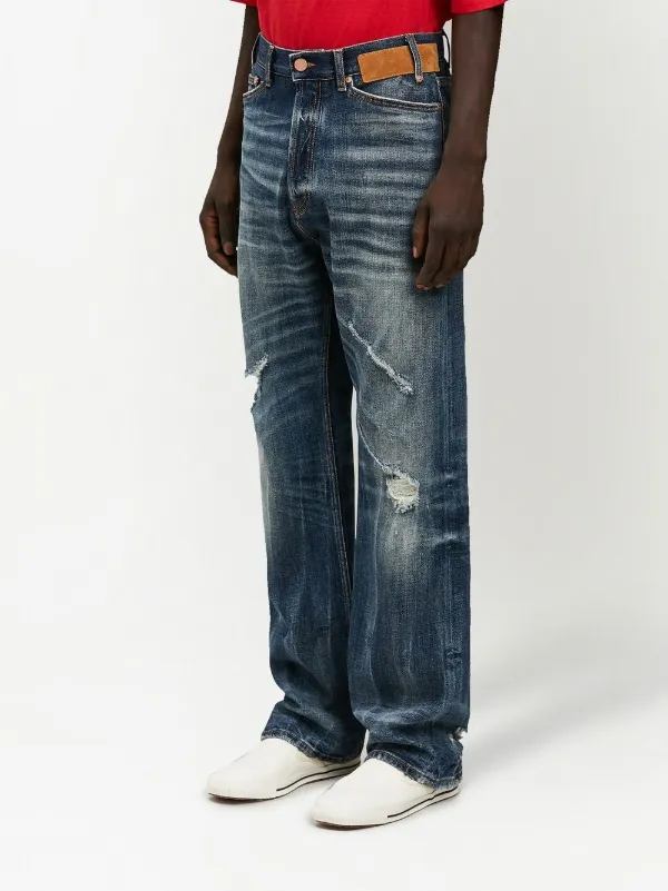 Palm Angels distressed-effect Denim 