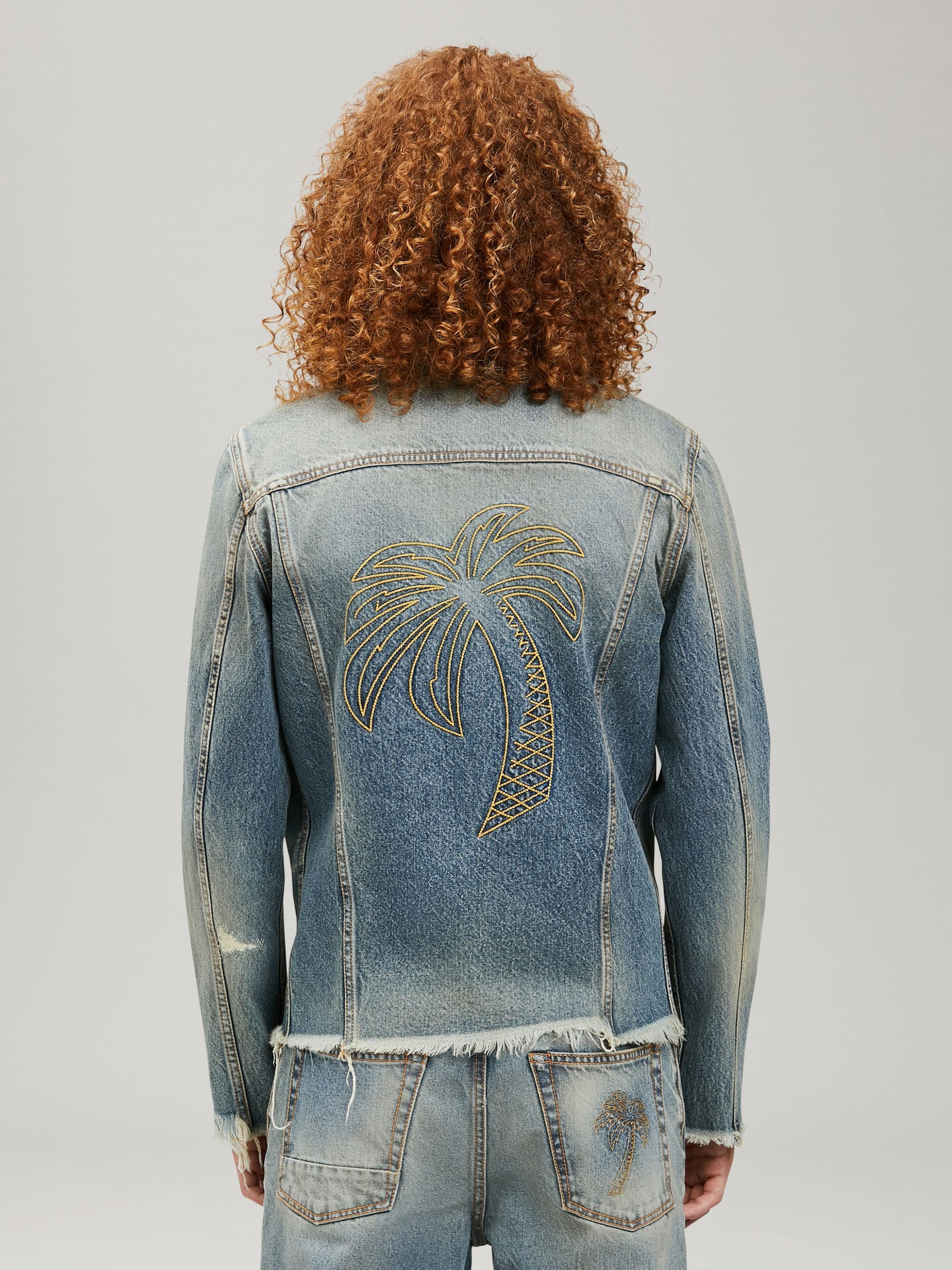 PALM DENIM JACKET - Palm Angels® Official