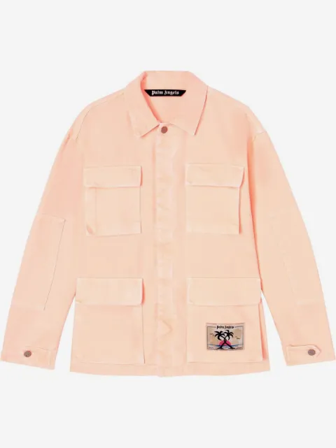 Palm Angels oversized denim workwear jacket