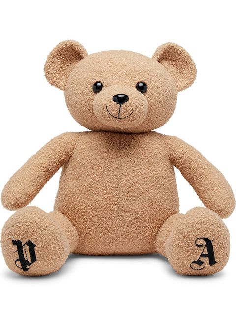Palm Angels oso de peluche con logo bordado