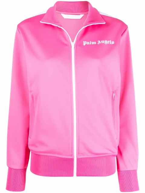 Palm Angels logo-print track jacket