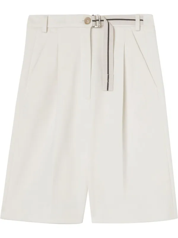 Palm Angels Belted knee-length Shorts 
