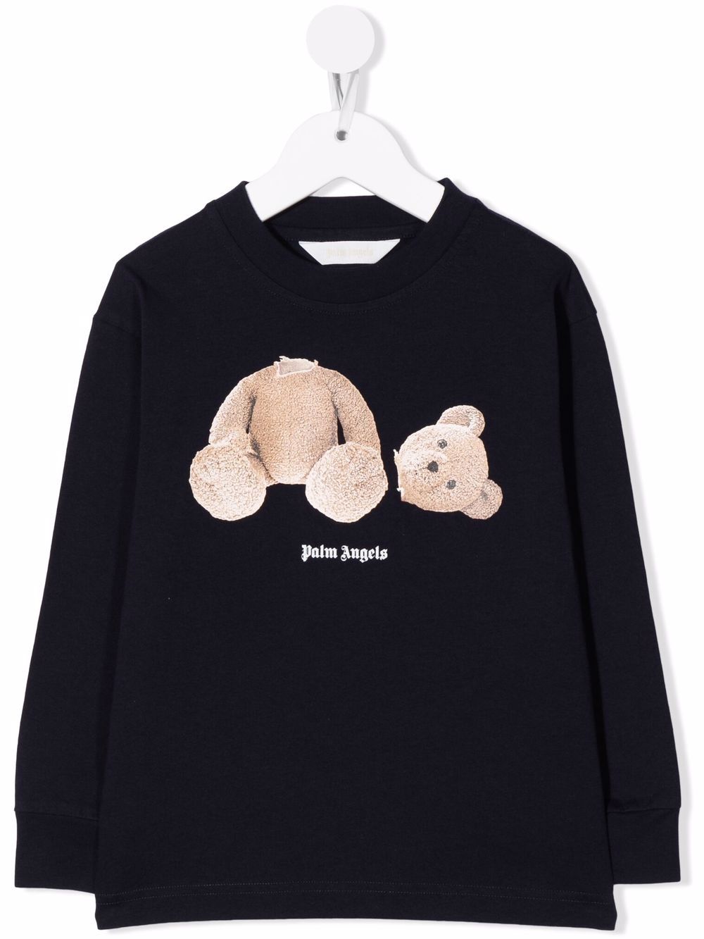 Image 1 of Palm Angels Kids Teddy Bear logo-print long-sleeve top
