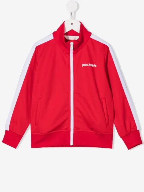 Palm Angels Kids logo-print tracksuit jacket