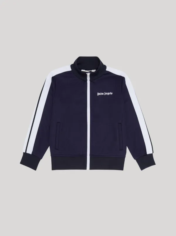 NAVY BLUE TRACK JACKET Palm Angels® Official