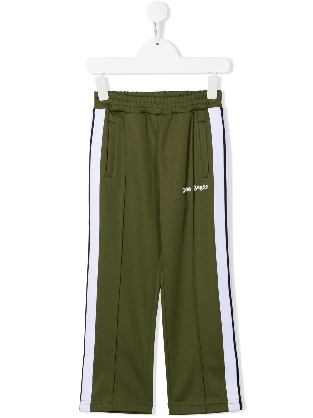 

Palm Angels Kids pants con logo estampado - Verde