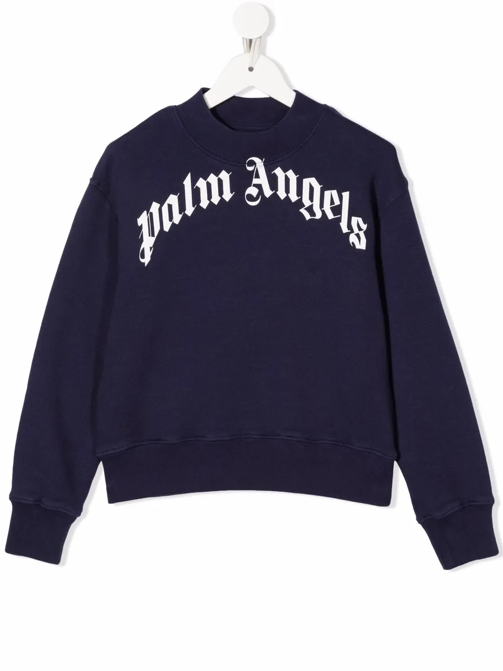 

Palm Angels Kids sudadera con logo estampado - Azul