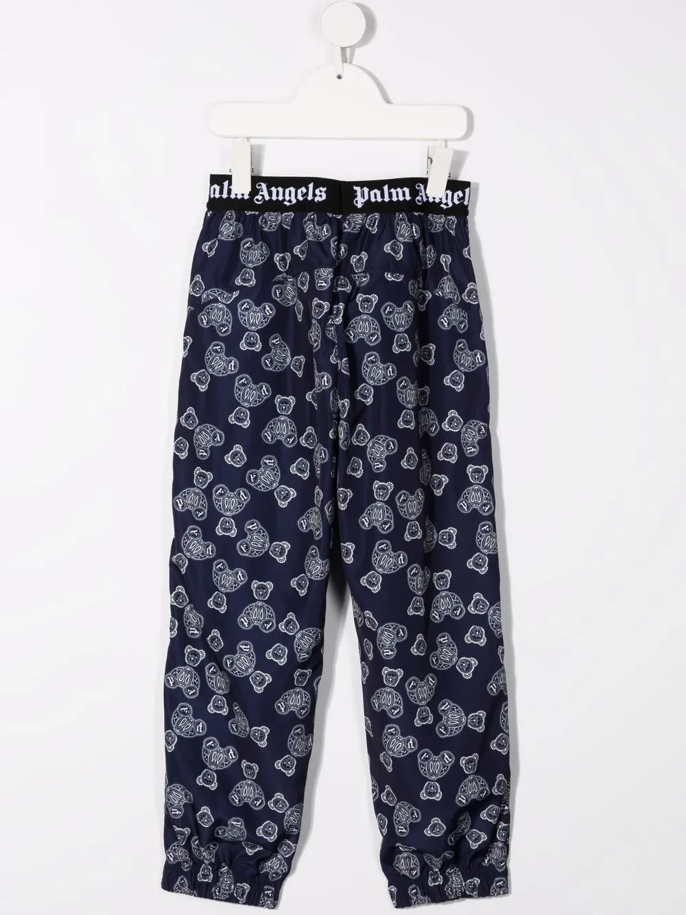 Palm Angels Kids Broek met logoband - Blauw