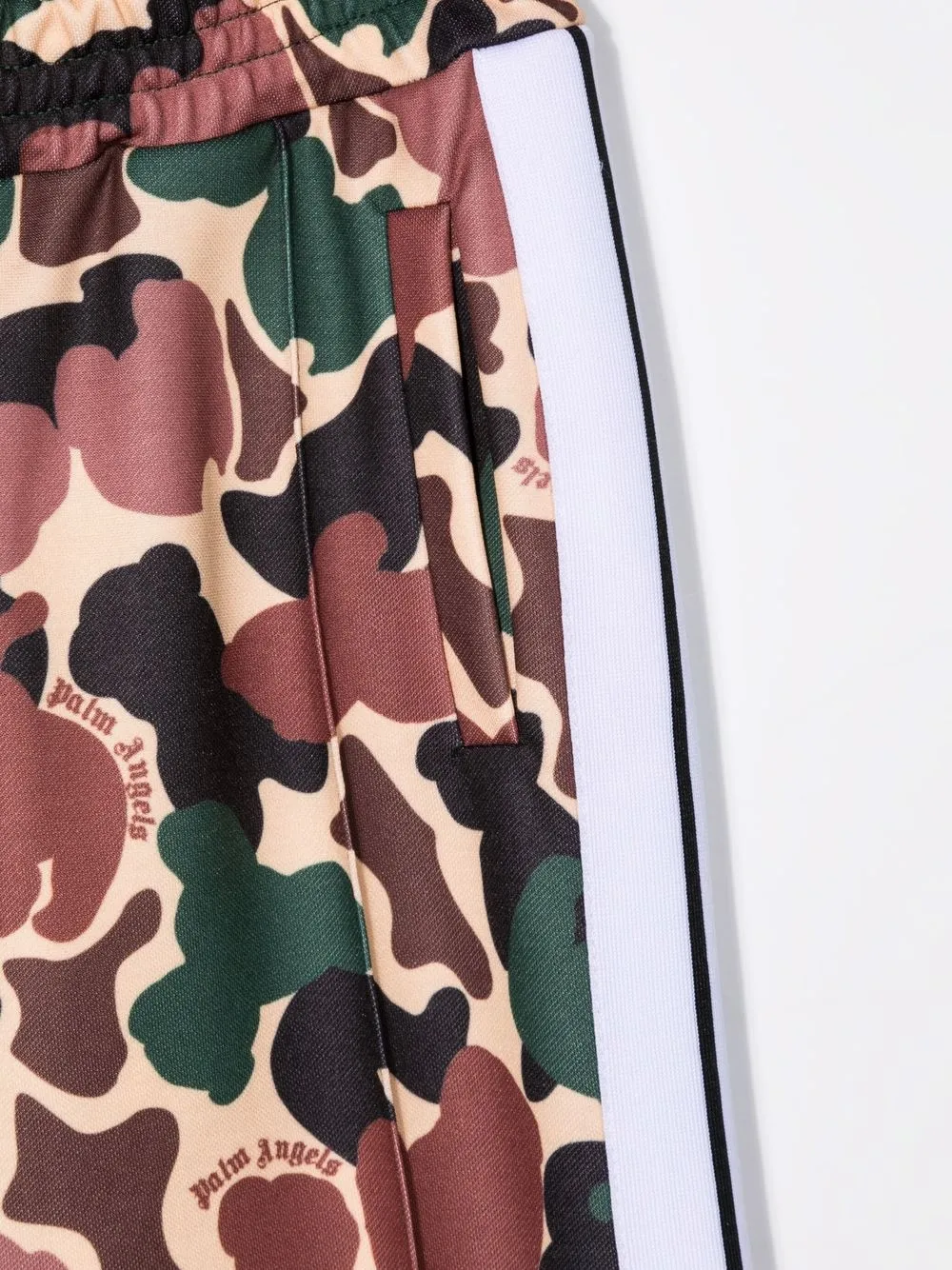  Palm Angels Kids Sporthose Mit Camouflage Print   Nude 
