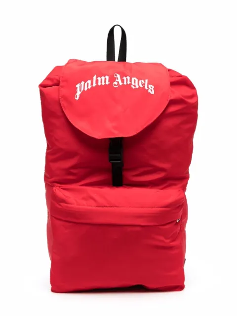 Palm Angels Kids شنطة ظهر بطبعة شعار الماركة